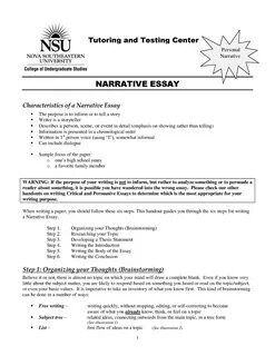 What Are The 5 Steps To A Narrative Essay.