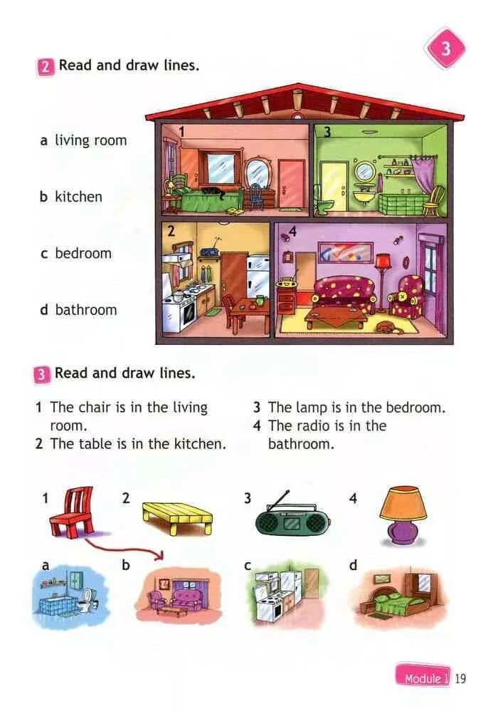 Англ 2 класс стр 19. Задания по теме дом 2 класс английский. Упражнения по теме дом английский язык 2 класс. Задания по английскому мой дом. Тема мой дом на английском.