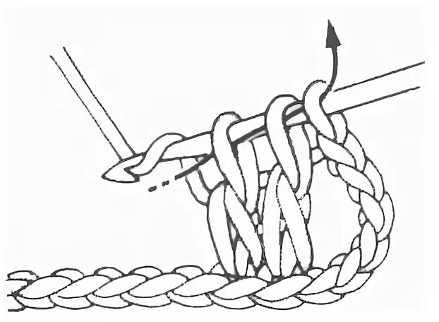 2 столбика с накидом из одной петли. Схема вязания столбика без накида крючком. 2 столбика вместе. Прибавка из трех столбиков без накида. Убавка петель крючком столбик без накида.