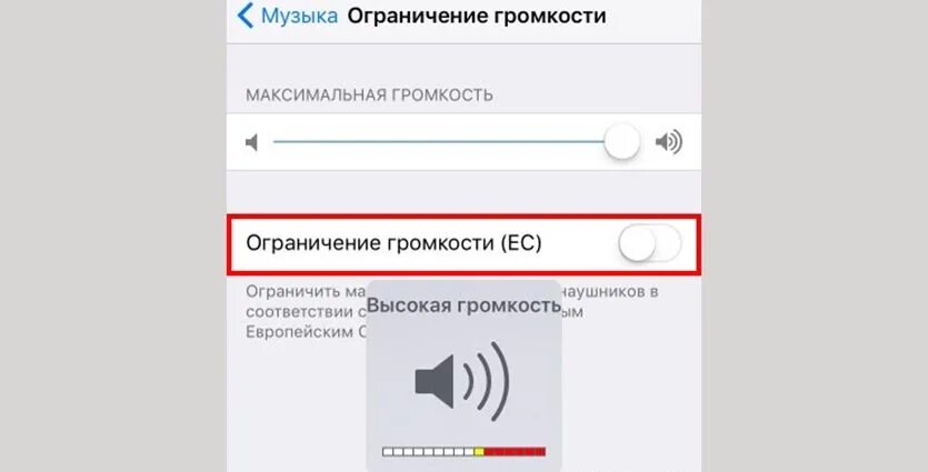 Как настроить громкость наушников на айфоне. Ограничение громкости на айфоне. Громкость наушников. Максимальная громкость на айфоне. Почему максимальная громкость