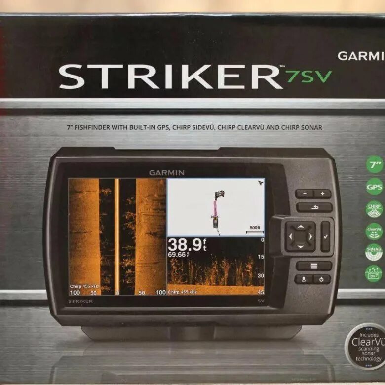 Страйкер 7sv. Striker 7sv. Garmin Striker 7sv с датчиком gt52. Гармин 7 SV С датчиком gt52. Гармин Страйкер 7sv размер упаковки.