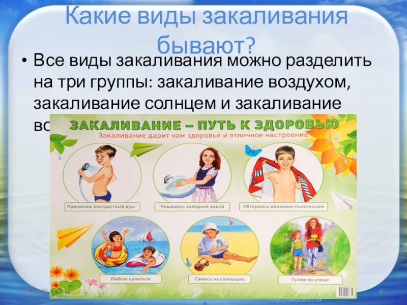 Составить памятку закаливания воздухом водой солнцем. Закаливание. Виды закаливания. Закаливание здоровый образ жизни. Памятка как закалять свой организм.
