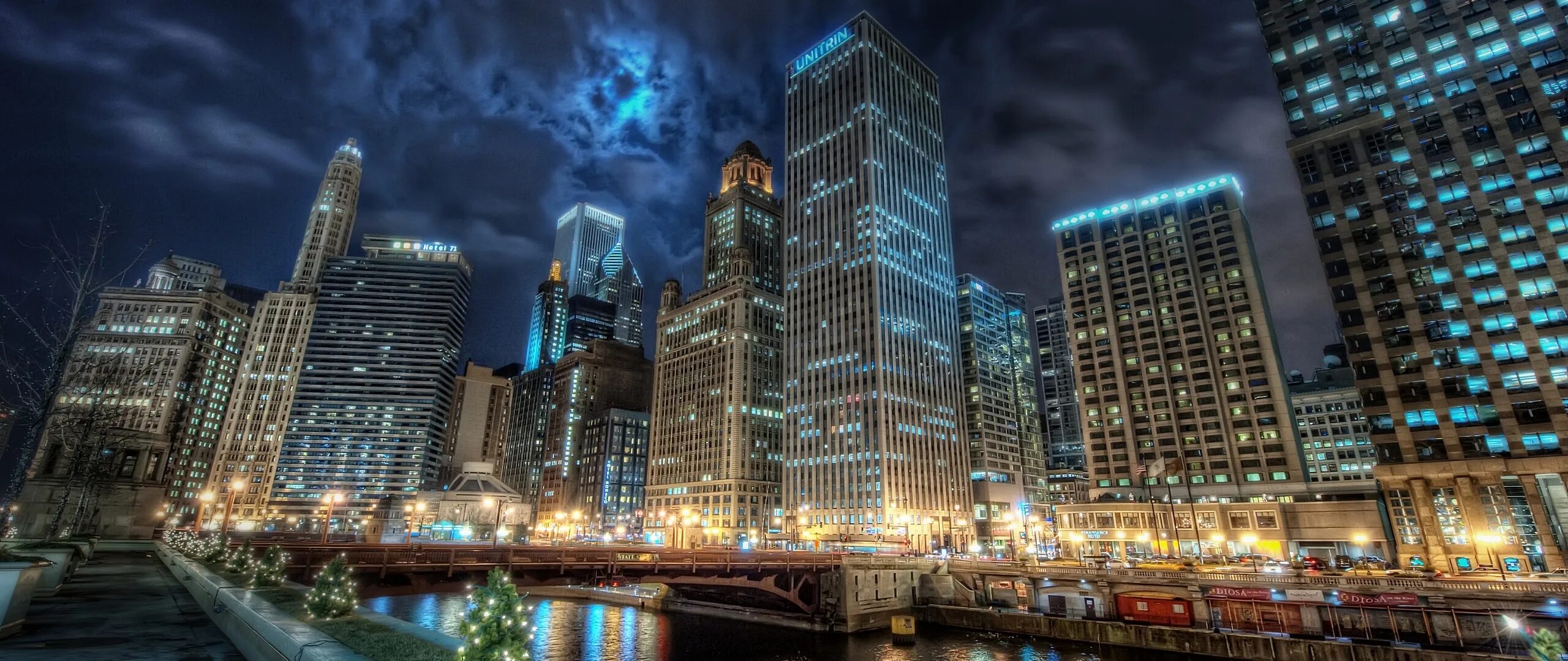 Chicago 16 Chicago. Night City. Night City 21:9. Night City Downtown. 2 экран города