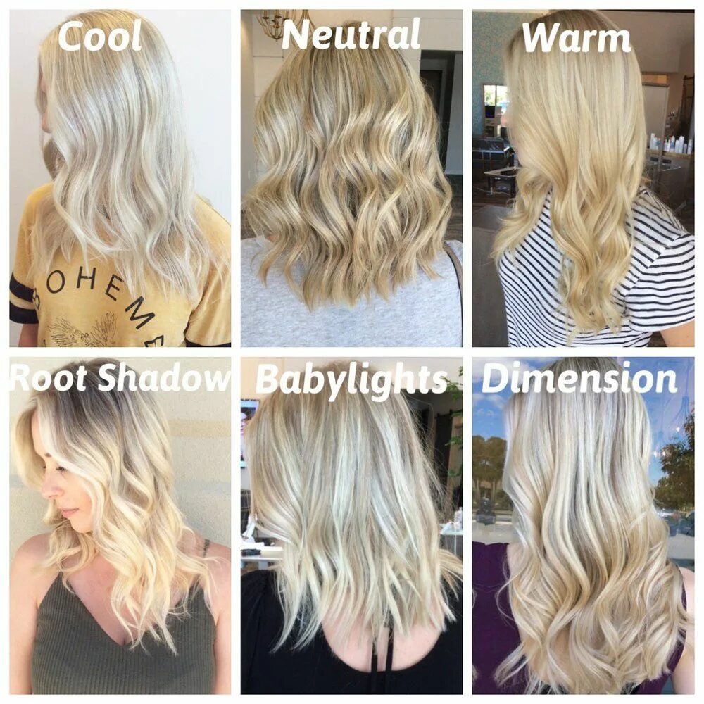 Blonde vs. Shades of blonde. Platinum blonde Babylights. Как на английском название платиновая блондинка.