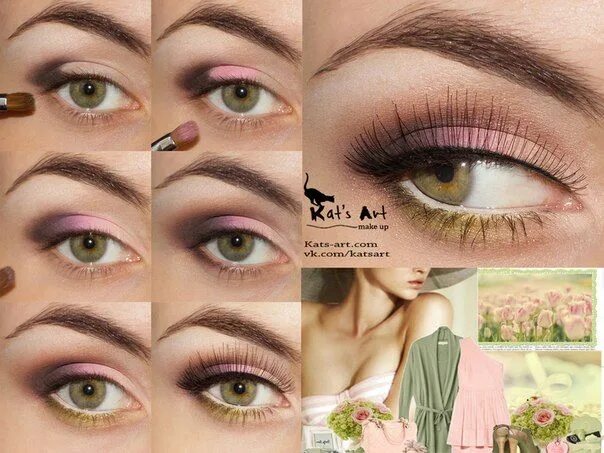 Wonderful makeup for green eyes tutorial Tutoriais de maquiagem, Tutorial de maq