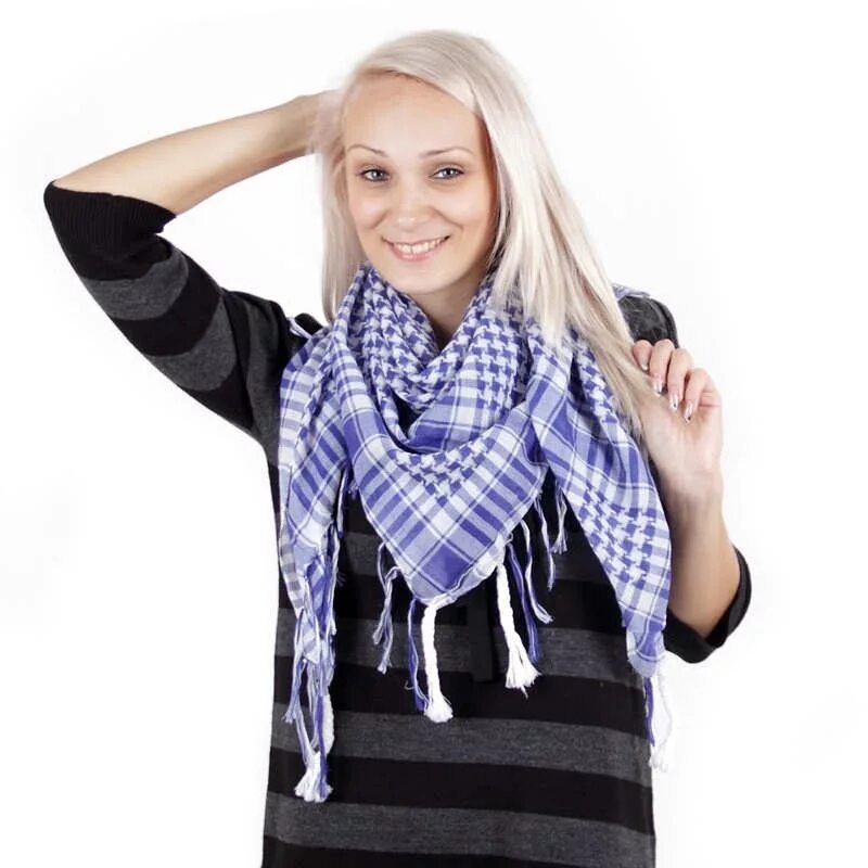 Красиво завязать шарф зимой