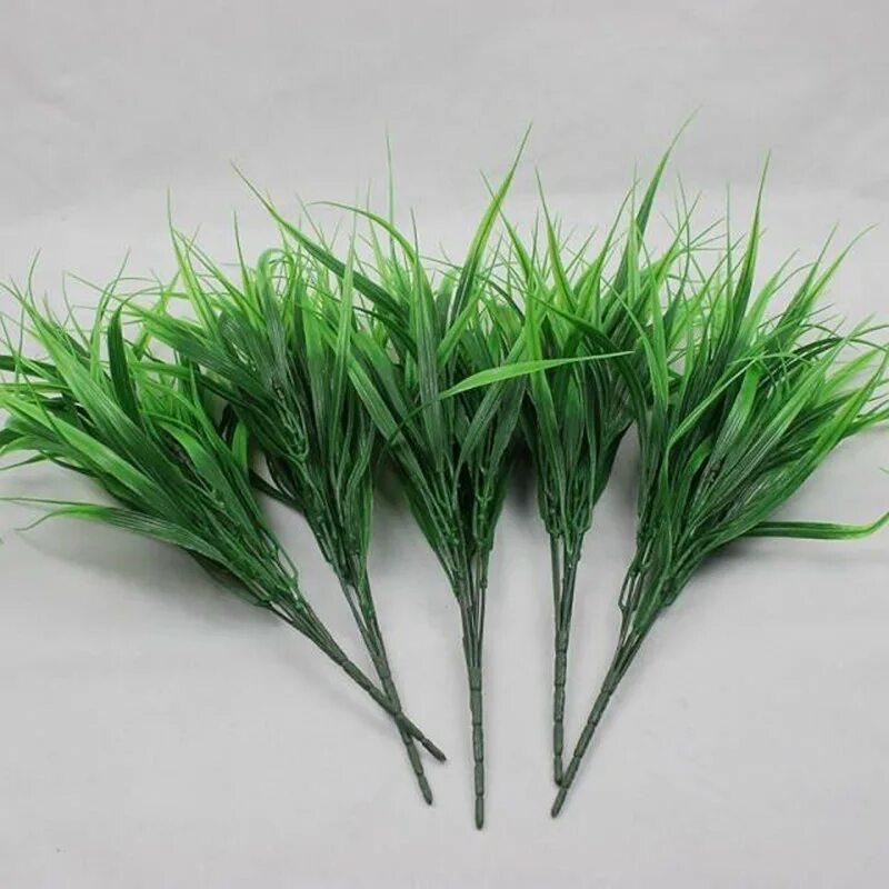 Искусственная зелень для декора. Пластиковые травы в букет. Искусственные цветы зеленые. Китайская травка растение.