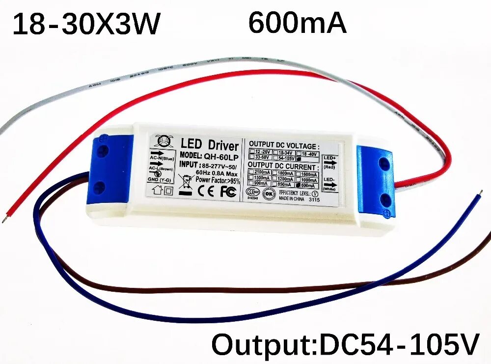 Led Driver 85v-260v 18-36v. Драйвер для лед светильников 36вт 100 в. Драйвер для светодиодного светильника 60 Вт. Драйвер тока для светодиодов 120 ватт. Драйвер для прожектора