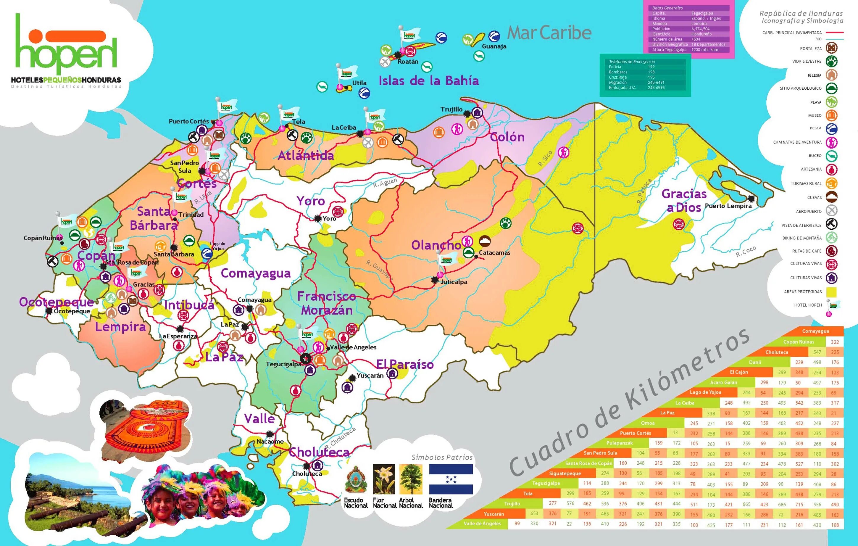 Столица гондураса на карте