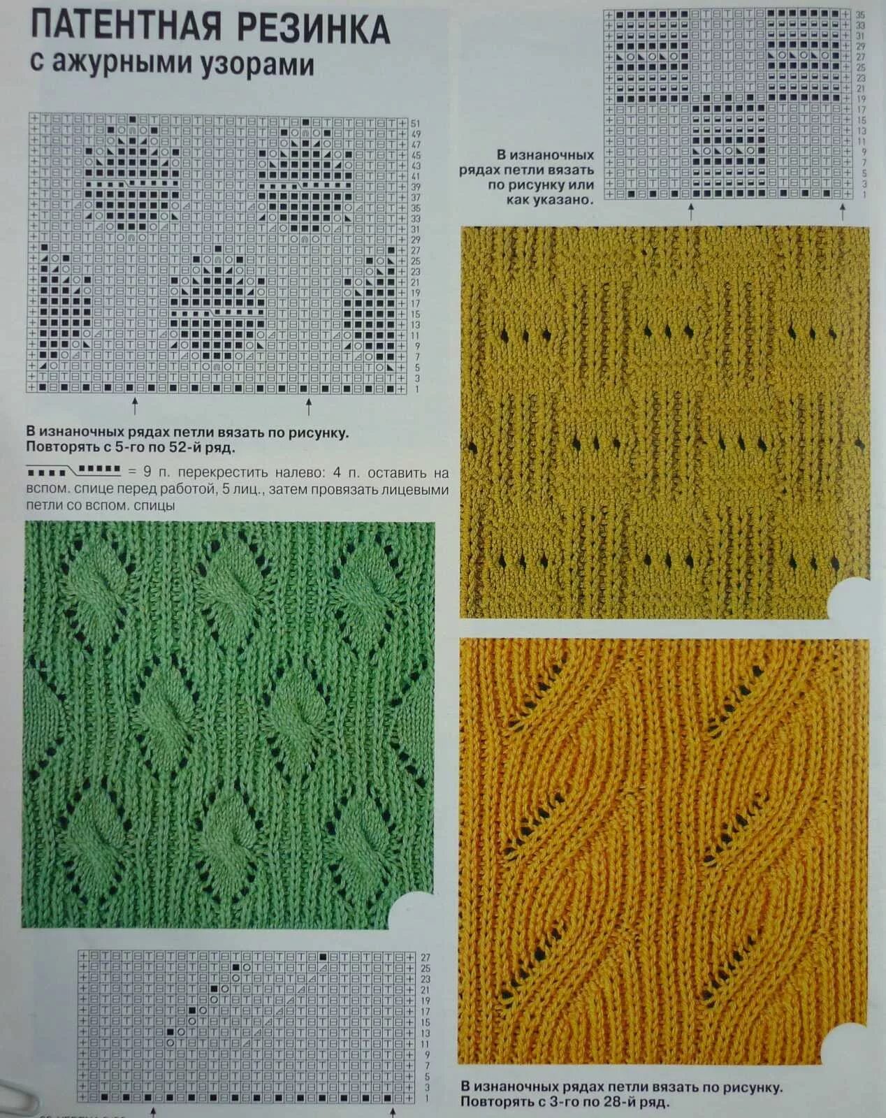 Узоры спицами полупатентным узором. Вязание патентной резинки спицами. Полупатентный ажурный узор спицами. Узоры патентной резинкой спицами схемы.