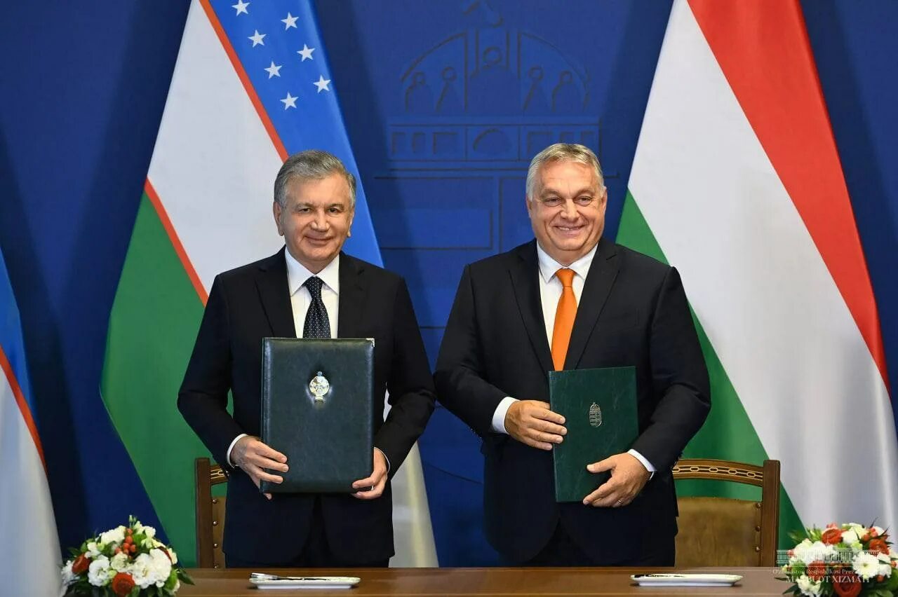 Мирзиёев и Орбан. Венгрия Узбекистан. Кто был президентом венгрии