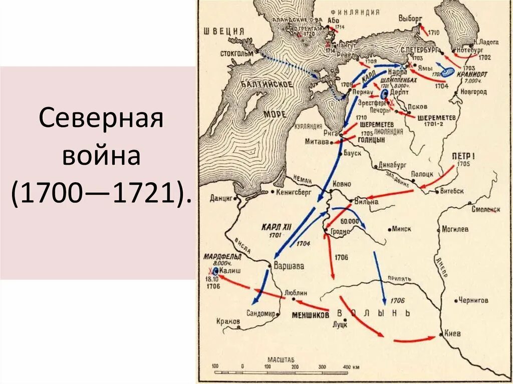 Северной войны 1700 1721 годов