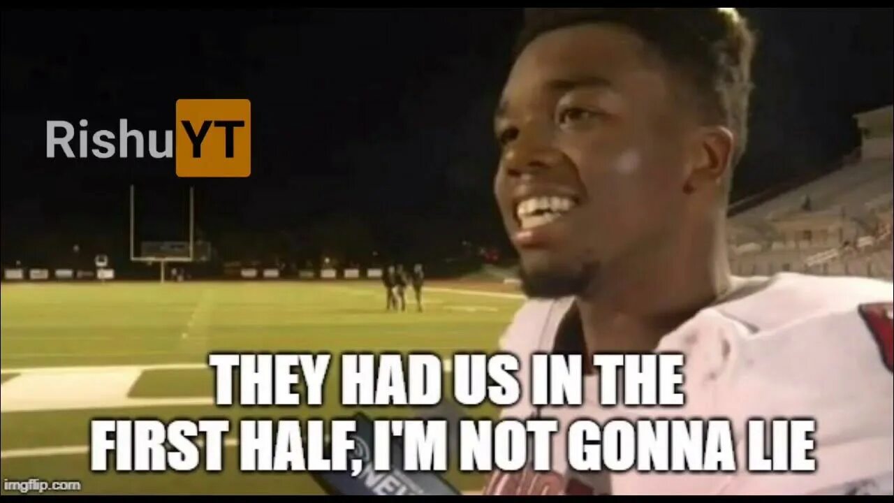 If they had played better. They got us in the first half not gonna Lie. They had us in the first half. They/them Мем. They not gonna get us.