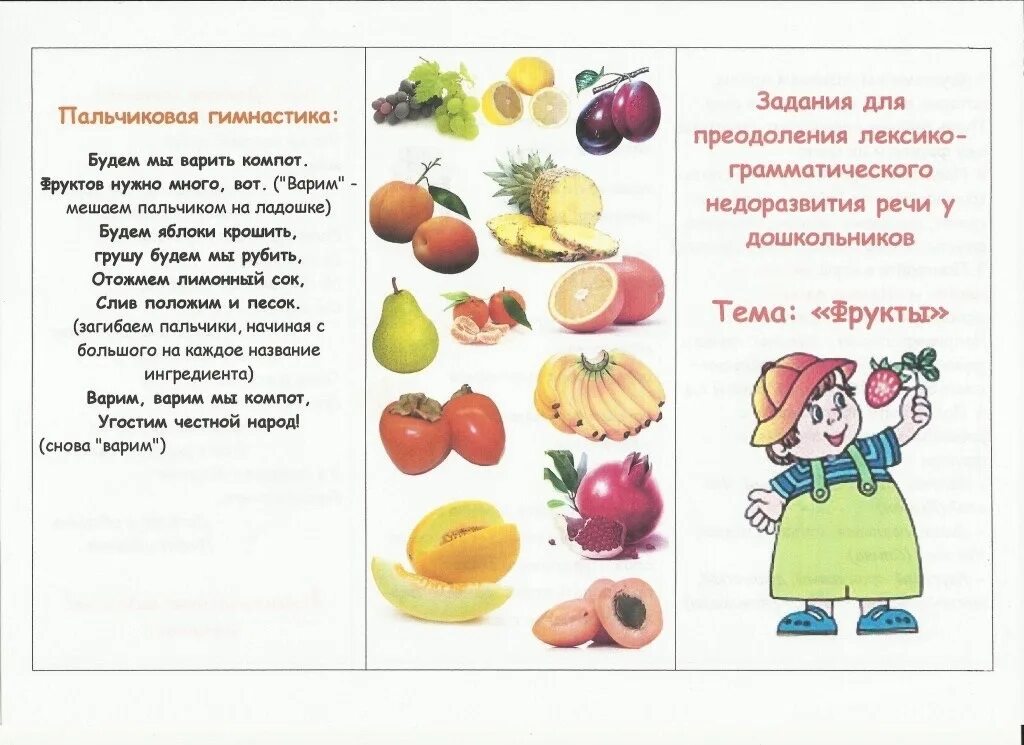 Мама борщик нам варила пальчиковая гимнастика