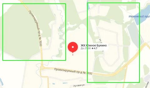 Жк эко бунино москва на карте
