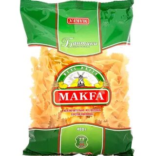 Сколько грамм в пачке макарон