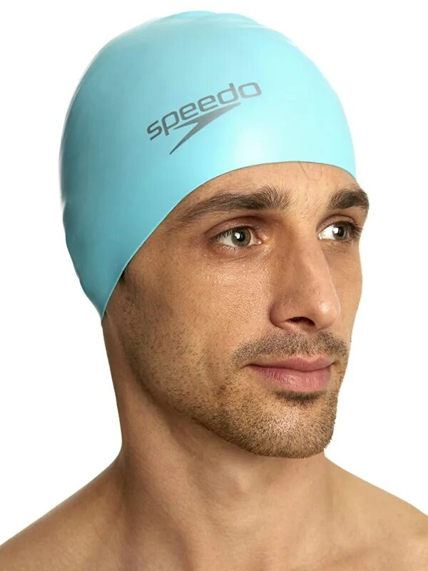 Где купить шапочку для плавания. Speedo Blue Silicon cap. Speedo Plain Molded Silicone cap. Шапочка speedo Junior. Speedo мужские шапочки.