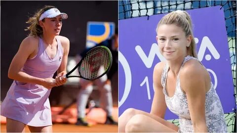 Ekaterina Alexandrova and Camila Giorgi.