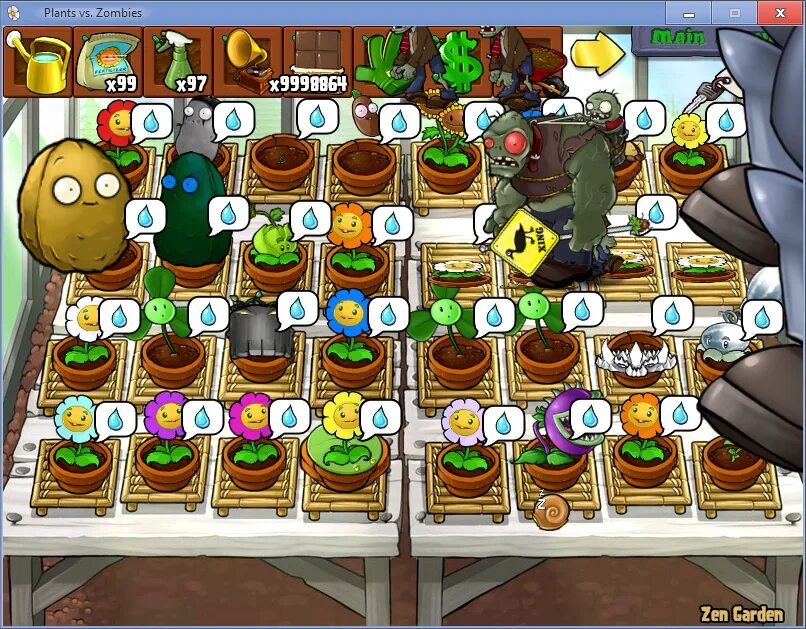 Hack plants. Сад дзен растения против зомби. Plants vs Zombies 2 дзен сад. Сад дзен растения против зомби растения. Плантс вс зомби 1.