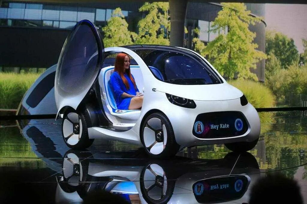 Электромобиль. Smart Vision EQ Fortwo. Smart Vision EQ Fortwo Concept. Электромобиль Mercedes Smart Vision EQ Fortwo. Электрокар смарт 2022.
