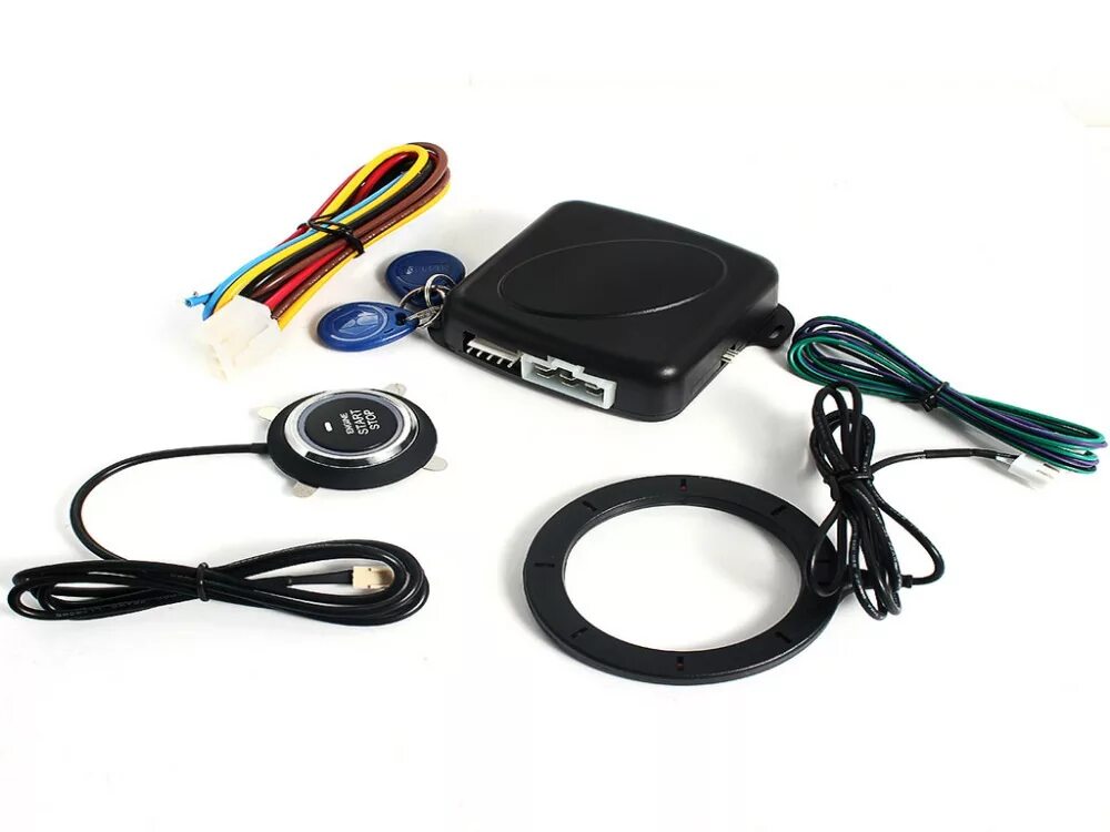 Complete with electronic button connect send store