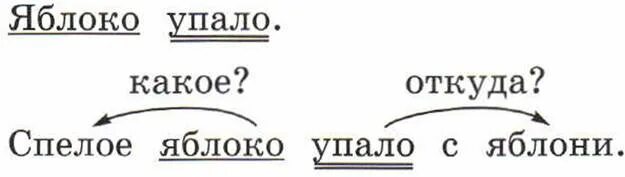 Задание связь слов в предложении