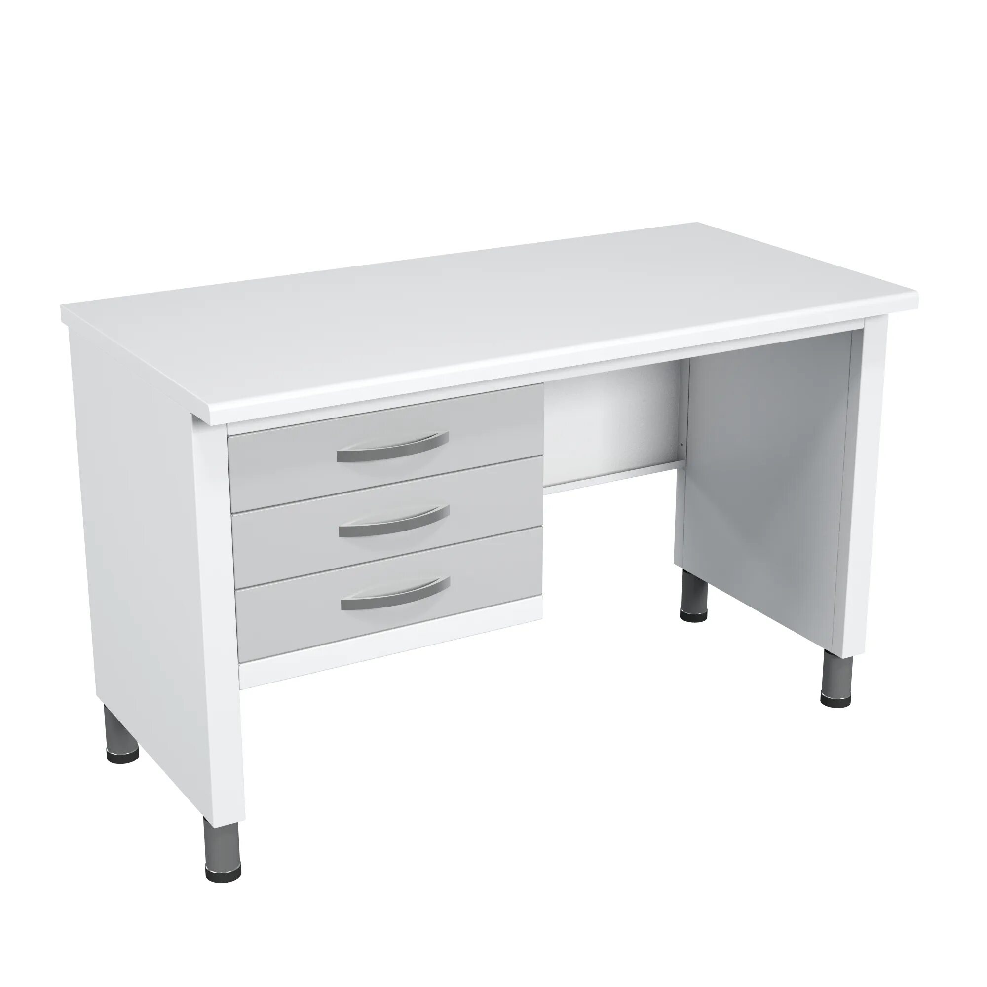 стол врача ск-1. медицинский стол врача ск-1 (длина 1400 мм). стол врача белый. стол медицинский компьютерный 1200*680*750 с ру. стол медицинский для врача с встроенной тумбой скв-1- айболит.