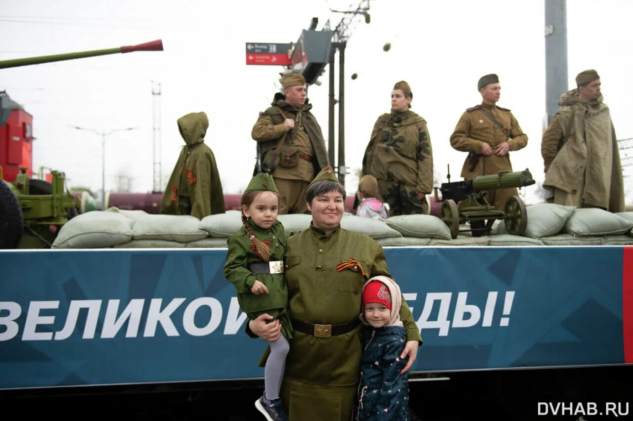 Поезд победы хабаровск. Поезд Победы Хабаровск 2023.