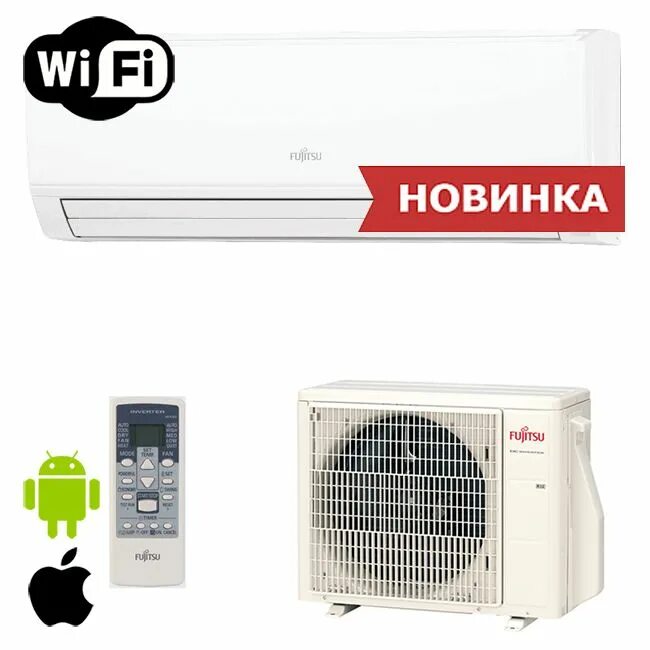 Сплит система аналог. Сплит-система asyg24klca/aoyg24klta, fujitsu, s = 71 кв.м. fujitsu asyg18klca/aoyg18klca. инверторные сплит-системы fujitsu clarios. fujitsu asyg24klca/aoyg24klta.