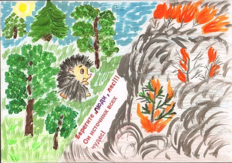 Нарисовать берегите леса. Рисунок на тему берегите лес. Береги лес от огня плакат. Берегите лес от пожара рисунки. Рисунок на тему охрана лесов от пожара.