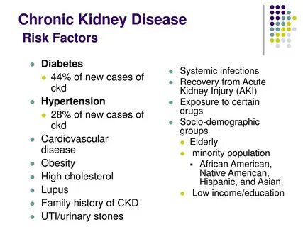 Chronic kidney disease