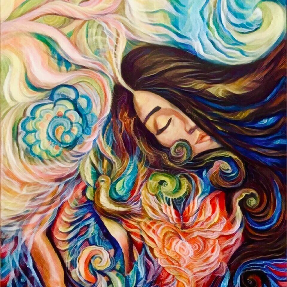 душа абстракция. женщины потоков. женская энергия. женщины потоков. алена аскарова художник челябинск.