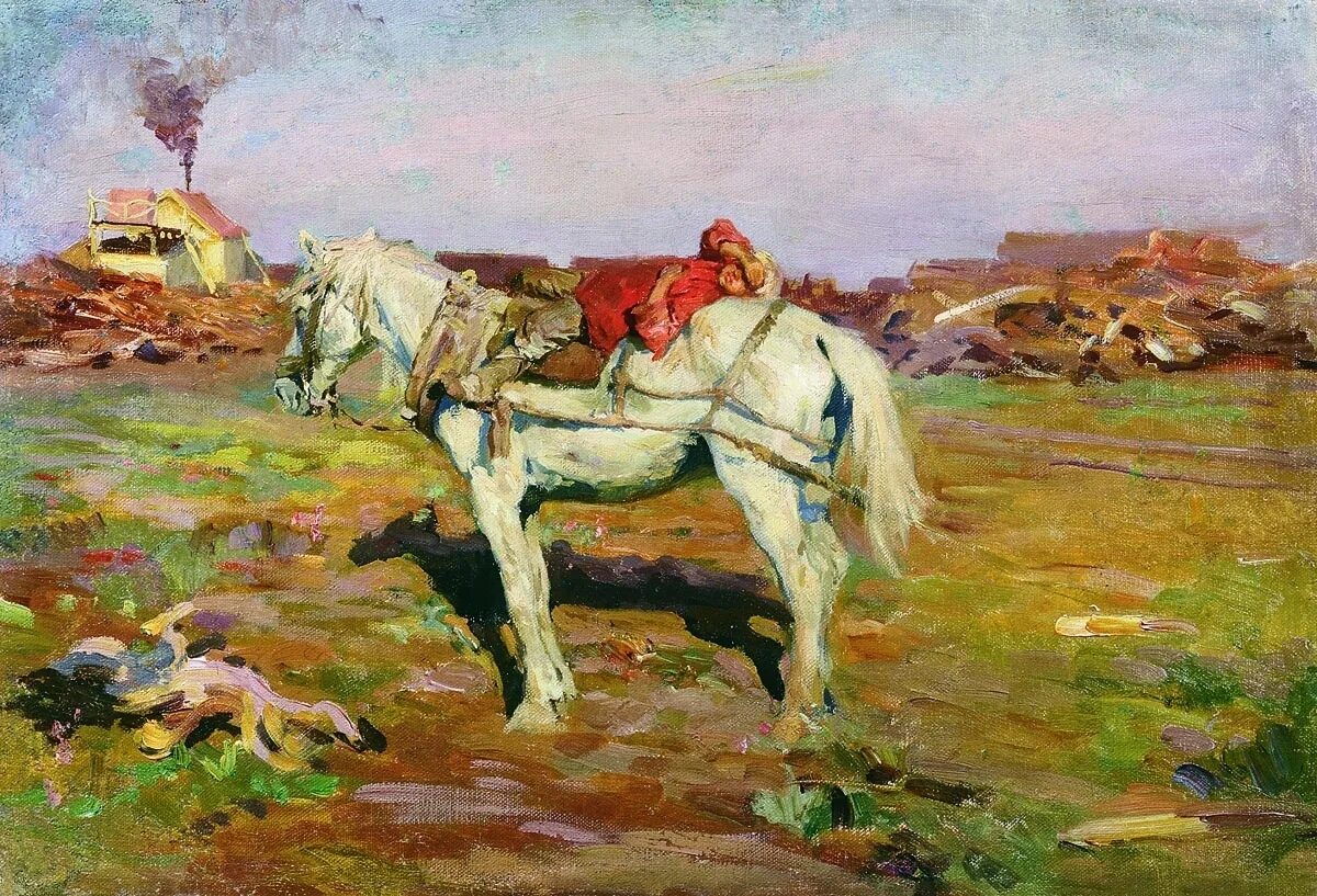 Н.А. Касаткина(1859-1930) «Шахтерка». H artist