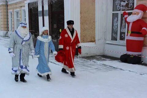 Деды морозы на рязанском