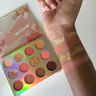 ColourPop Sweet Talk Palette Swatches.