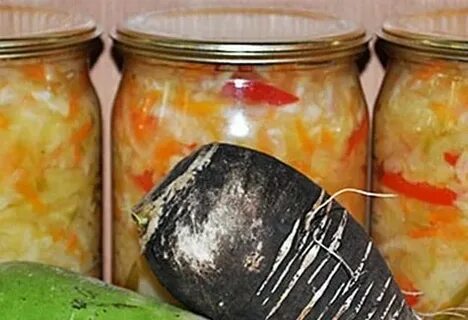 Редька на зиму заготовки