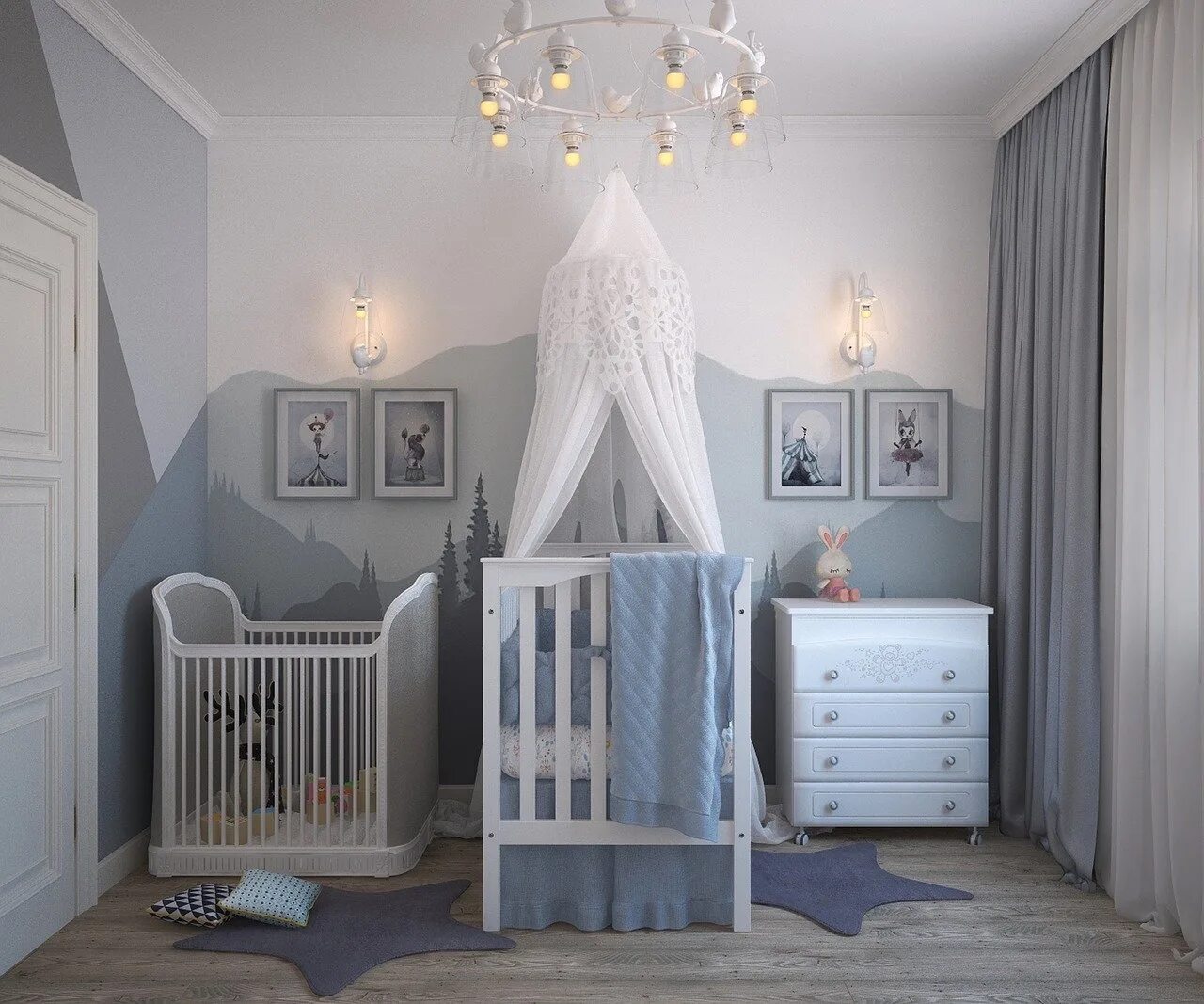 Baby bedroom. Bogate's Severina 303/6. Люстра потолочная 303/6 Bogate's Severina. Комната для новорожденного. Детская комната для новорожденных.