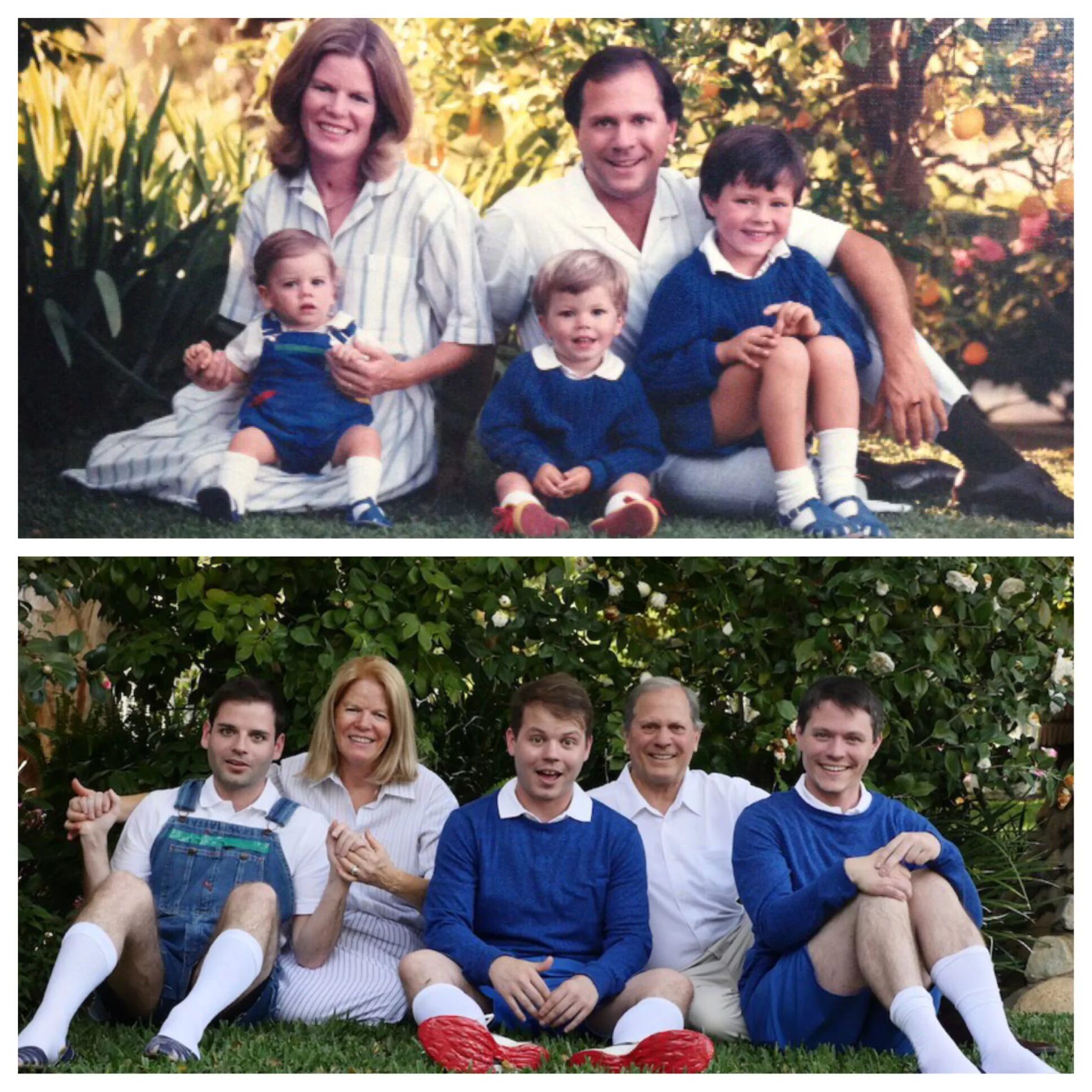 Фото через года. Семья сквозь года. Семейные фотосессии спустя года. Семья через 20 лет. Фотосессия 20 лет спустя.