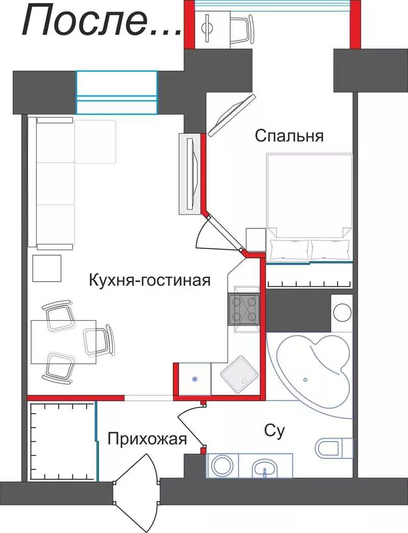 Планировка 1 комнатной квартиры улучшенной планировки. Проект перепланировки однокомнатной квартиры. Перепланировка однокомнатной. Переделка однокомнатной квартиры. Перепланировка 1 комнатной квартиры.