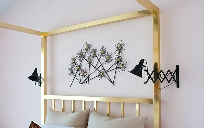 Металлический декор на стену. Панно на стену. Геометрическое панно на стену своими руками. Креативное панно на стену. Объемный декор стен.