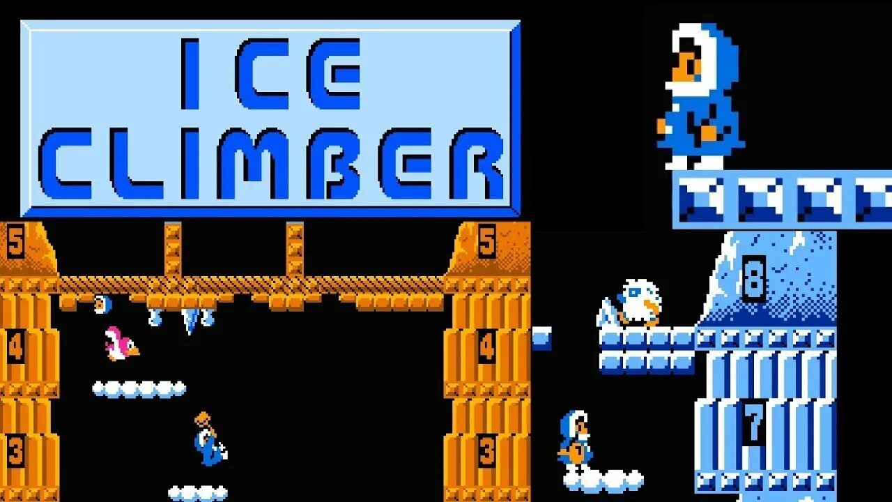 Игра Ice Climber. Айс климбер Денди. Игра на Денди айс климбер. Игры сеги Ice Climber.