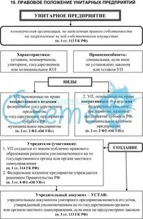 Правовое положение унитарных