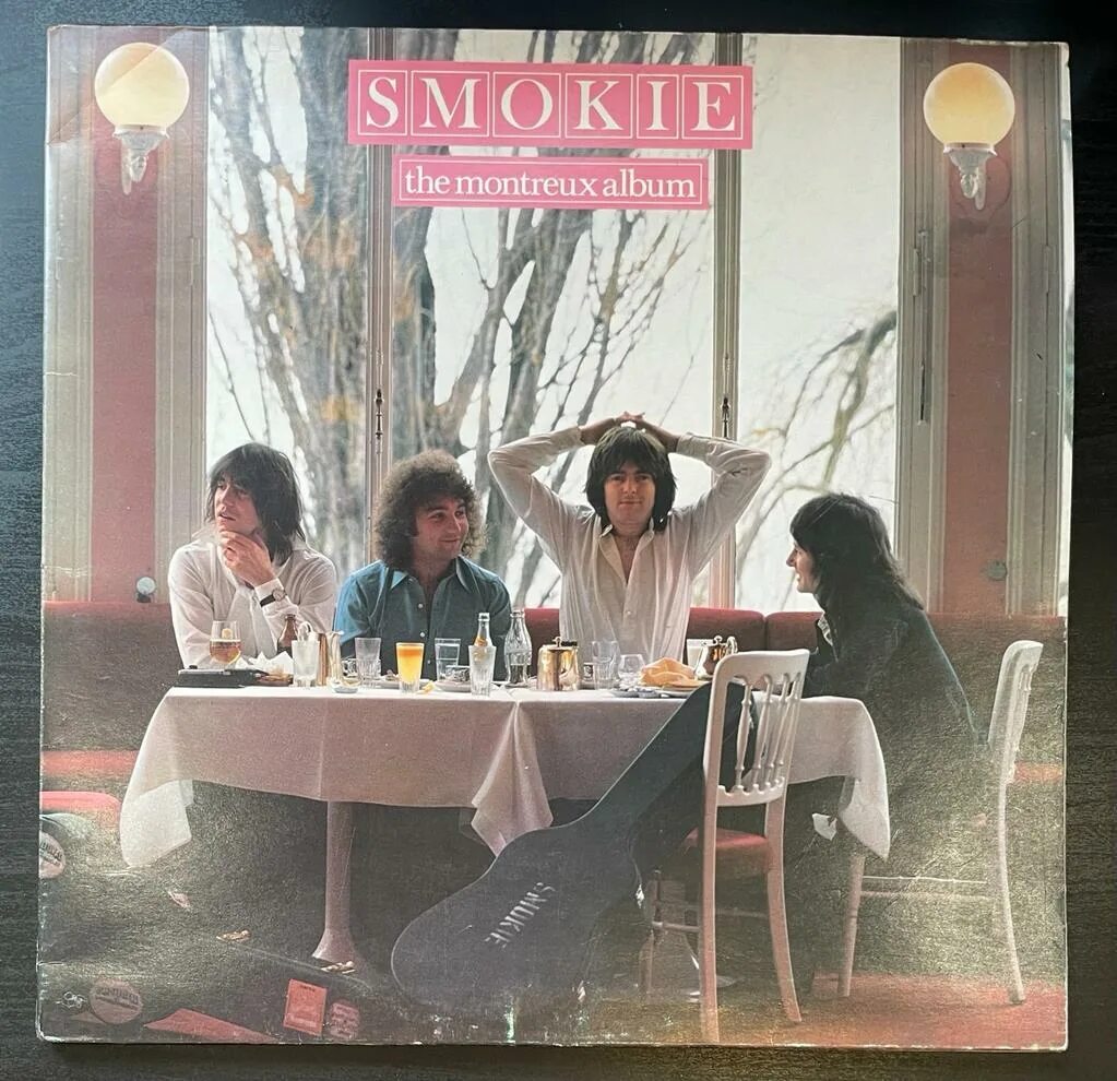 Smokie 1978 the Montreux album LP. Smokie the Montreux album 1978. The Montreux album (1978). Smokie Montreux album 78.