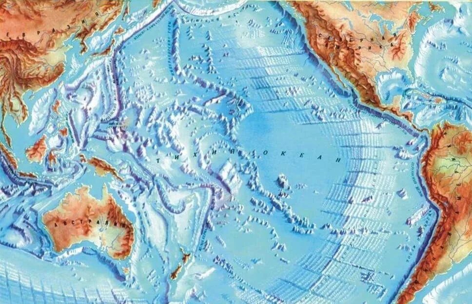 Карта рельефа Тихого океана. Карта рельефа дна Тихого океана. Рельеф дна Тихого океана. Карта рельефа дна мирового океана. Зоны дна океана