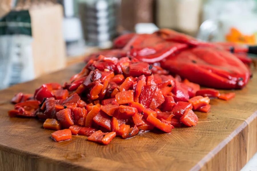 перец запеченный дольками