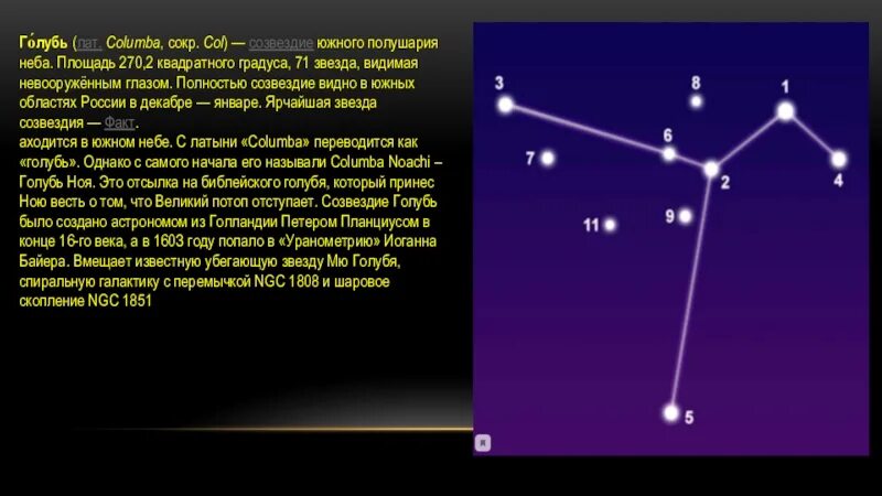 Наименьшее по площади созвездие. Созвездия видимые невооруженным глазом. Созвездия которые видно невооруженным глазом. Columba Созвездие. Созвездие голубь самая яркая звезда.