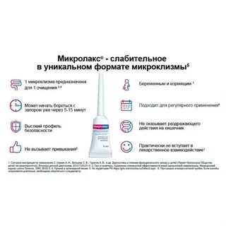 Клизма микролакс инструкция по применению отзывы
