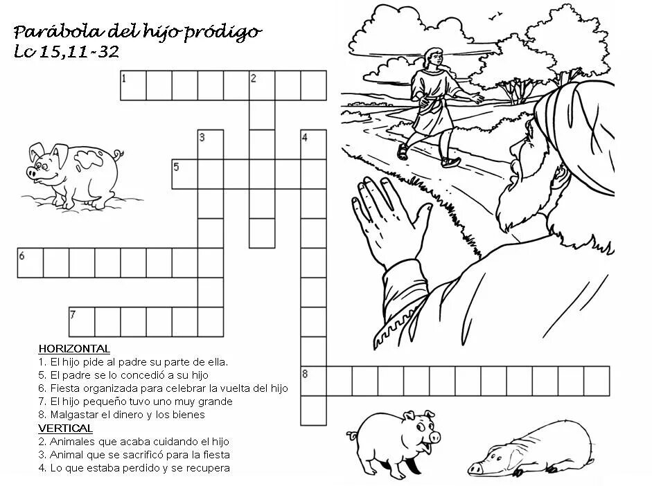 Блудный сын кроссворд. Кроссворд притча о блудном сыне. Кроссворд по притче о блудном сыне. Кроссворд для воскресной школы. Притч сканворд