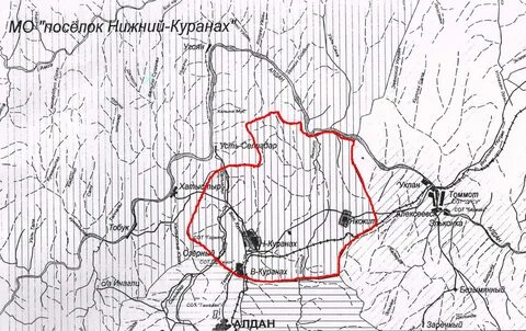Поселок нижнее карта