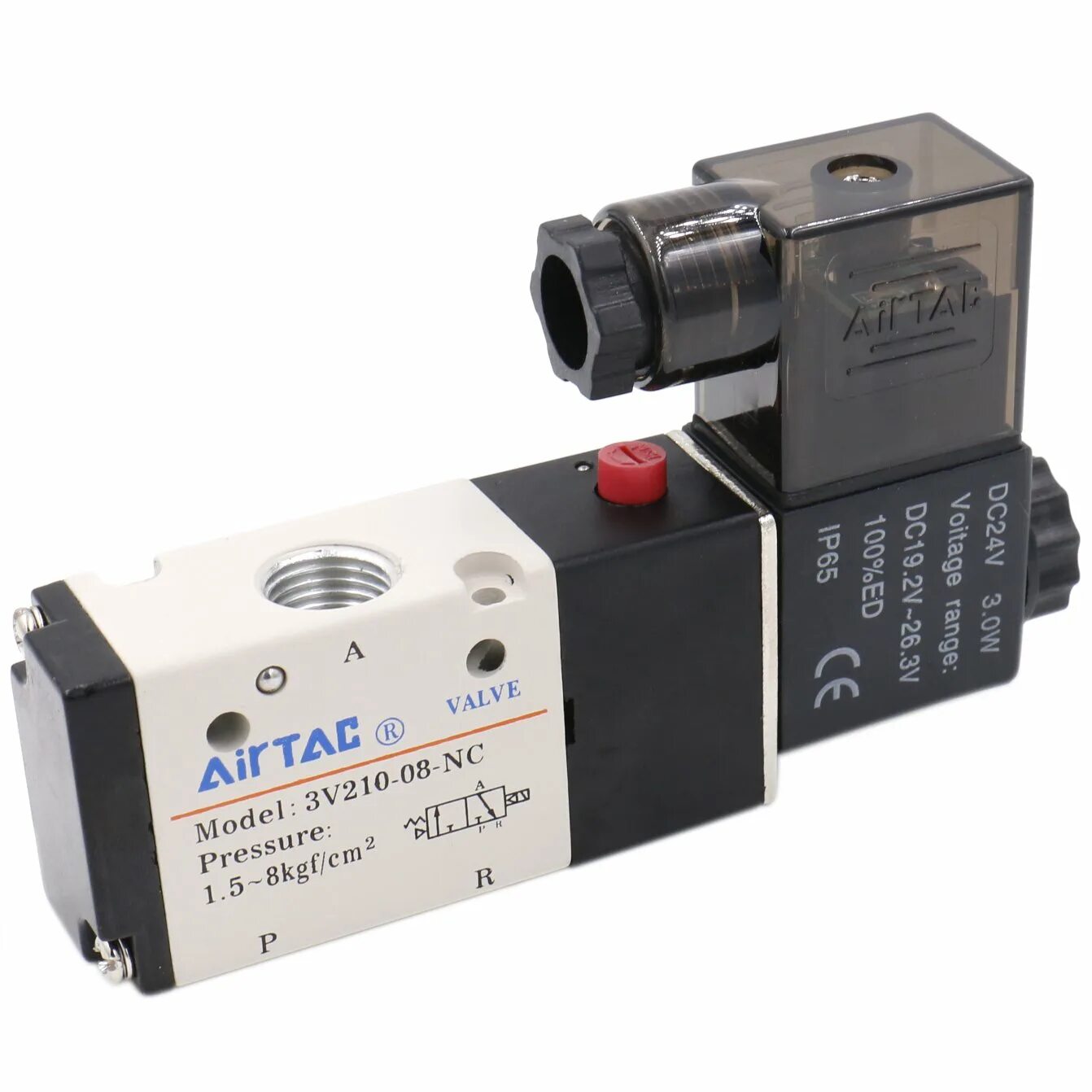 Тип 8 210. Пневмораспределитель 3v210-08. airtac 3v210-08nc. 3v210-08. пневмораспределитель wege-magnetventil pilote ; арт. 1827414867.